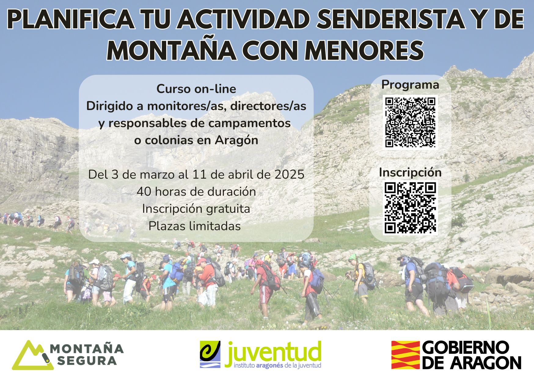cartel curso online monitores de campamentos juveniles