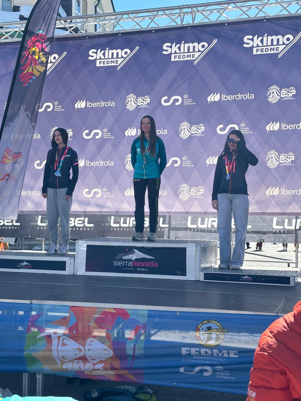 Beatriz De Asprer podio en el Campeonato Individual