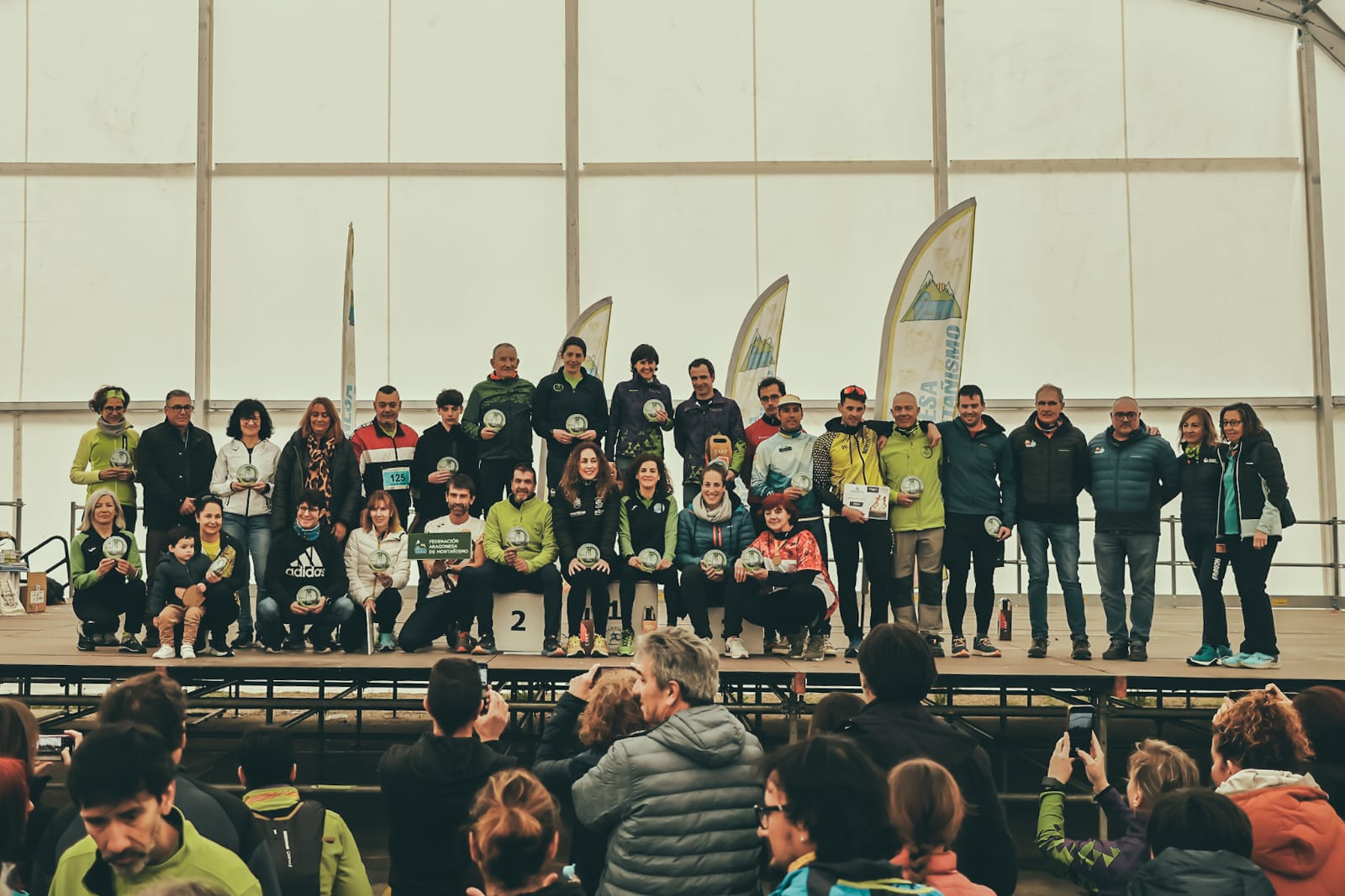 Ganadores del I Trofeo de Marcha Nórdica Ciudad de Utebo