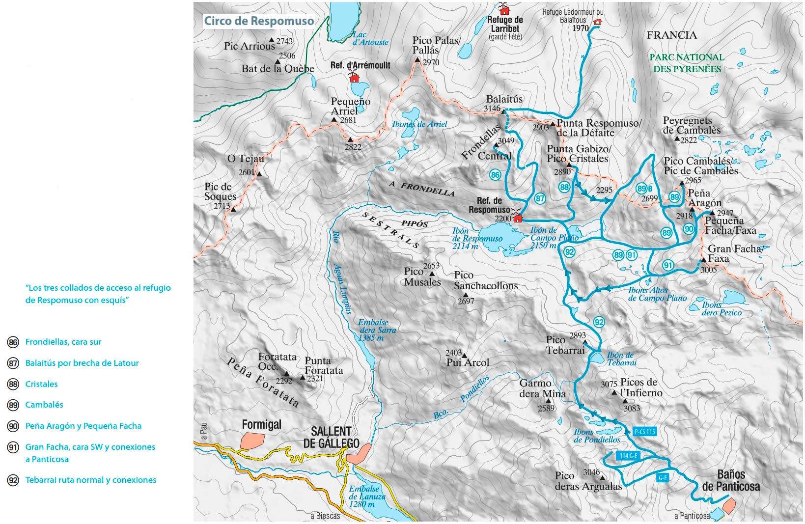 Rutas con esquis Respomuso