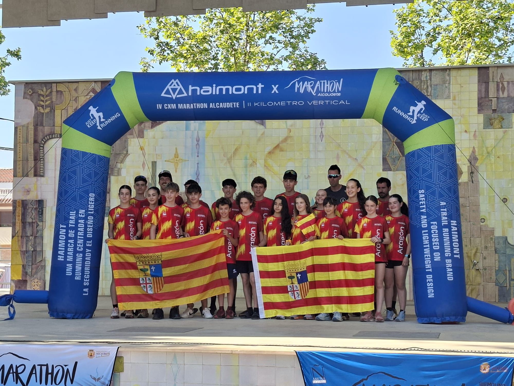 Equipo de Aragón en el Campeonato Escolar de Carreras por Montaña 10