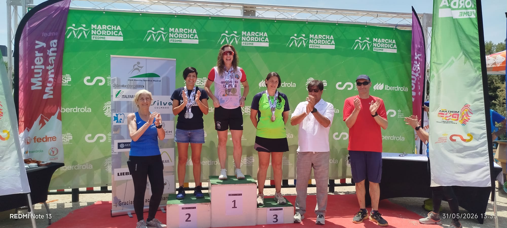 Noelia Bernad bronce absoluto en el Campeonato de España de Marcha Nórdica