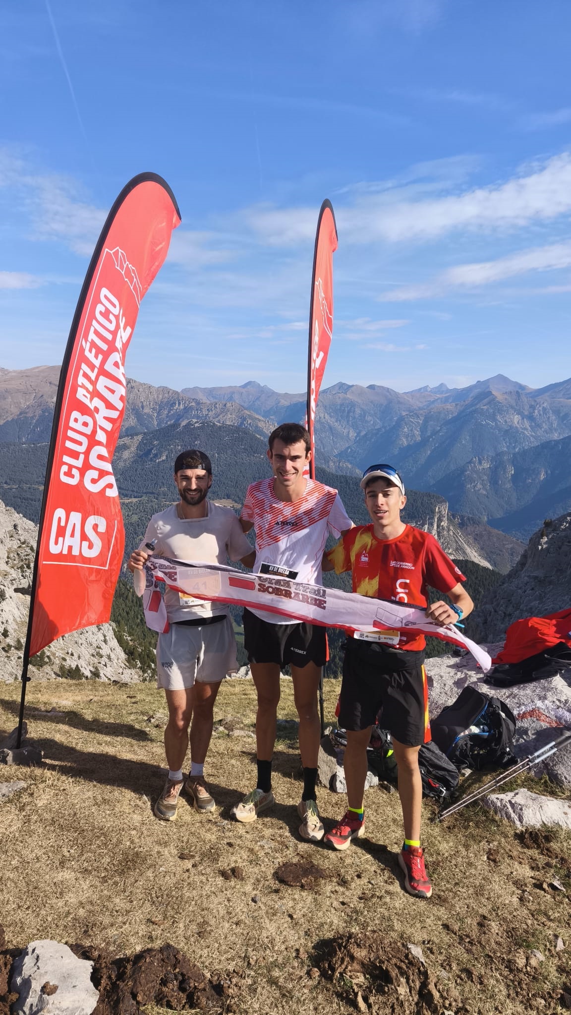 Podio masculino Campeonato Aragón Ascenso