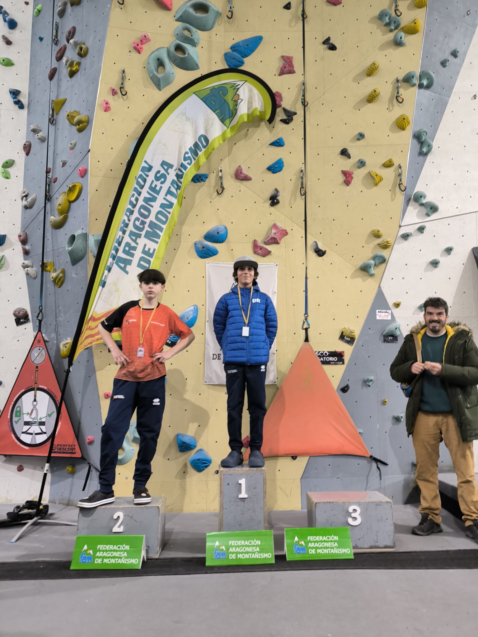 Podio sub 15 masculino