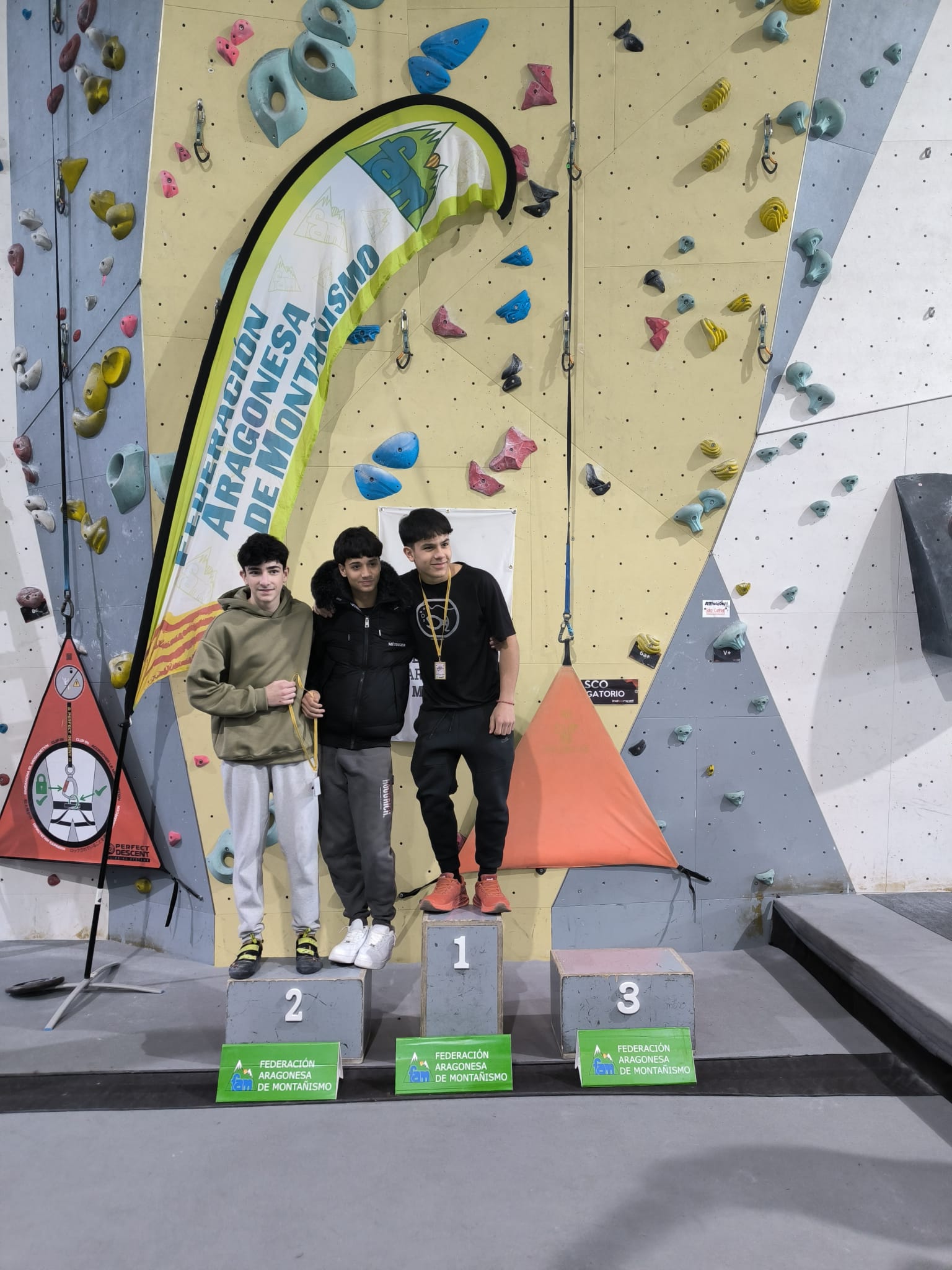 Podio sub 17 masculino