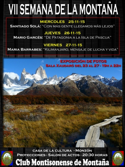 cartel semana montaña 2015